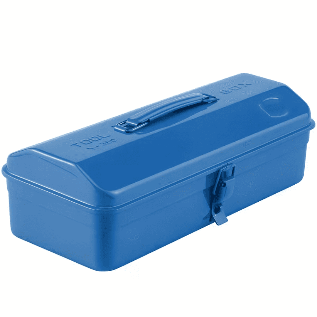 Jawsons Heavy-Duty Metal Toolbox 14" | Single-Compartment Portable Tool Storage Box for Mechanics, DIY, Garage & On-Site Use | Durable, Compact & Easy-to-Carry Design
