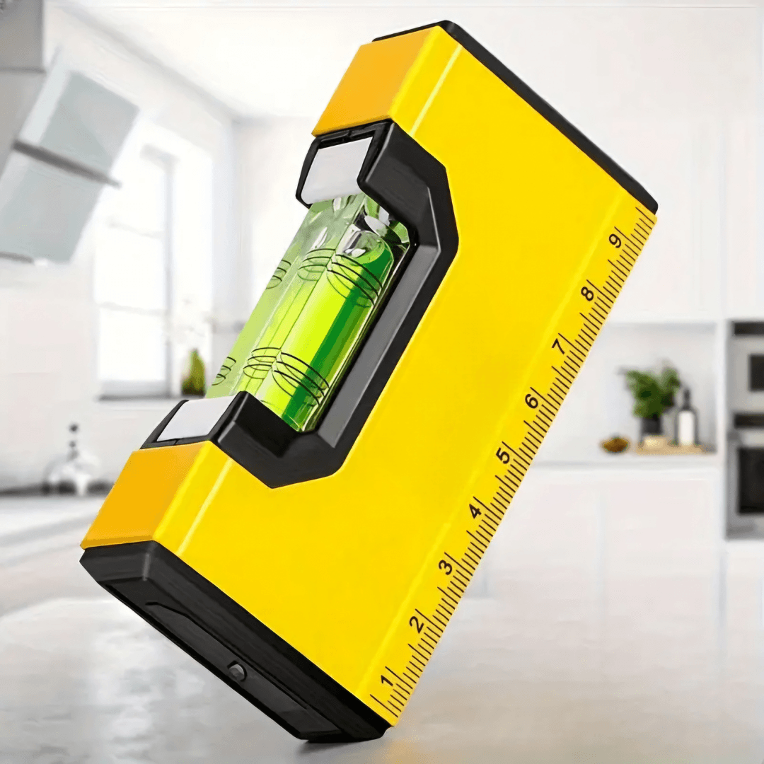 Jawsons Magnetic Mini Spirit Level - High-Precision, Portable, Shockproof Leveling Tool for DIY and Professional Use